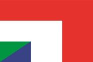 Flagge Ungarn - Frankreich 