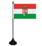 Tischflagge Ungarn Wappen 10 x 15 cm 