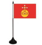 Tischflagge Uppsala län 10 x 15 cm 