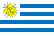 Flagge Uruguay 