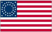 Fahne USA 35 Sterne 90 x 150 cm 