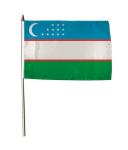 Stockflagge Usbekistan 30 x 45 cm 