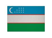 Aufnäher Usbekistan Patch 9 x 6 cm 