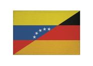 Aufnäher Venezuela-Deutschland Patch 9 x 6 cm 
