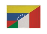 Aufnäher Venezuela-Italien Patch 9 x 6 cm 