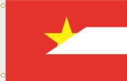 Fahne Vietnam-Österreich 90 x 150 cm 