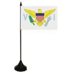 Tischflagge Virgin Island Jungfern Inseln USA 10 x 15 cm 
