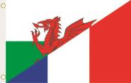 Fahne Wales-Frankreich 90 x 150 cm 