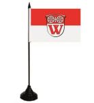 Tischflagge Walluf 10 x 15 cm 