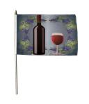 Stockflagge Wein 30 x 45 cm 