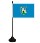 Tischflagge Zagreb 10 x 15 cm 