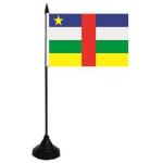 Tischflagge Zentral-Afrikanische-Republik 10 x 15 cm 