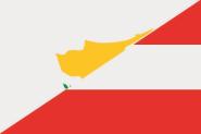 Flagge Zypern-Österreich 