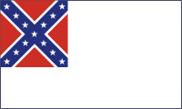 Flagge 2nd Confederate 