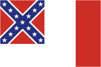 Flagge 3rd Confederate 