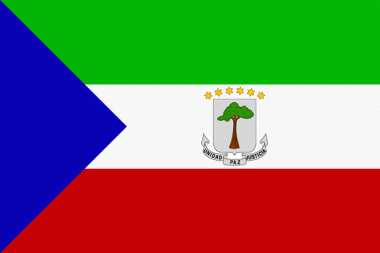 Miniflag Äquatorial Guinea 10 x 15 cm 