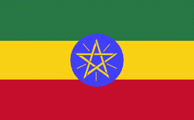 Miniflag Äthiopien 10 x 15 cm 