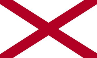 Miniflag Alabama 10 x 15 cm 