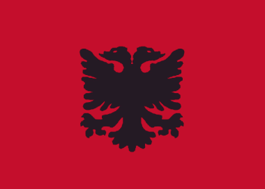 Miniflag Albanien 10 x 15 cm 