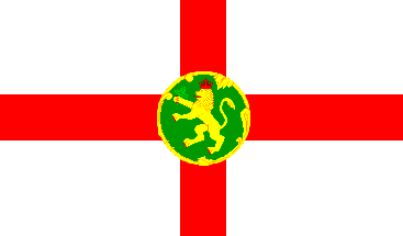 Miniflag Alderney 10 x 15 cm 