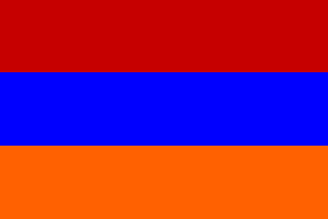 Miniflag Armenien 10 x 15 cm 