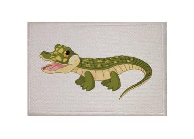 Aufnäher Baby Krokodil Patch 9 x 6 cm 