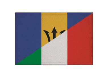 Aufnäher Barbados-Italien Patch 9 x 6 cm 