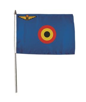 Stockflagge Belgien Luftwaffe 30 x 45 cm 