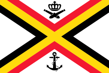 Fahne Belgien Seekriegsflagge 90 x 150 cm 