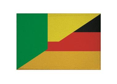 Aufnäher Benin-Deutschland Patch 9 x 6 cm 