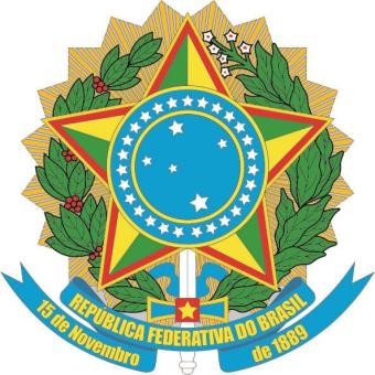 Aufkleber Brasilien Wappen 