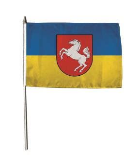 Stockflagge Braunschweig Dienstflagge 30 x 45 cm 