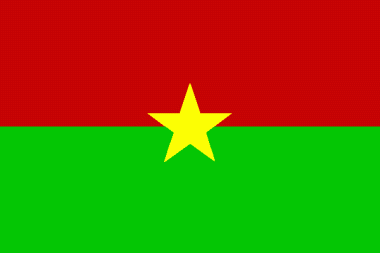 Miniflag Burkina Faso 10 x 15 cm 
