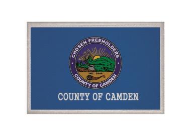 Aufnäher Camden County (New Jersey) Patch  9x 6   cm 