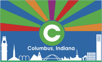 Flagge Columbus ( Indiana ) 