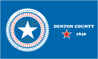 Flagge Denton Country ( Texas ) 