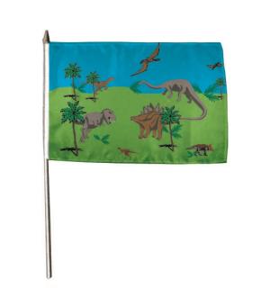 Stockflagge Dinosaurier 30 x 45 cm 