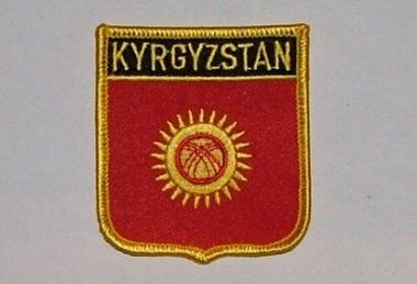 Wappenaufnäher Kyrgyzytan Kirgisistan 