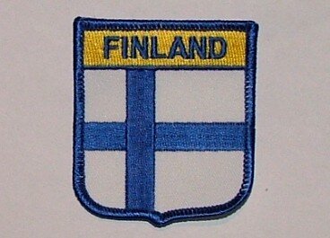 Wappenaufnäher Finland Finnland 