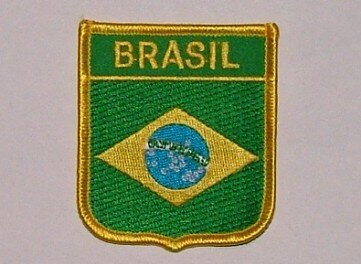 Wappenaufnäher Brasilien Brasil 