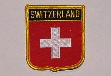 Wappenaufnäher Switzerland Schweiz 