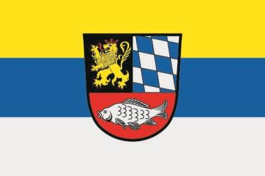Flagge Eschenbach in der Oberpfalz 