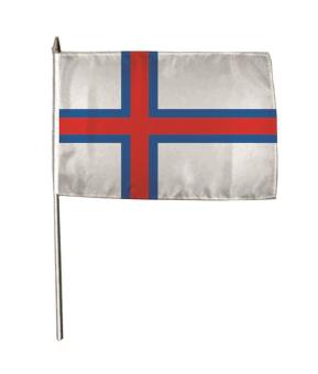 Stockflagge Faröer Inseln 30 x 45 cm 