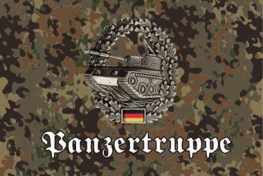 Aufkleber Flecktarn Bundeswehr Panzertruppe 