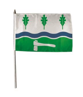 Stockflagge Flintbek 30 x 45 cm 