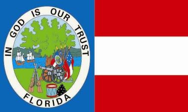 Aufkleber Florida 1861 