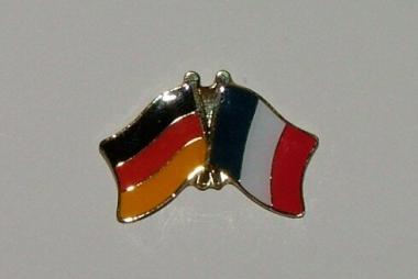 Freundschaftspin Deutschland - Frankreich 25 x 15 mm 