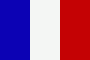 Aufkleber Frankreich 8 x 5 cm