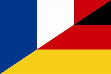Aufkleber Frankreich - Deutschland 