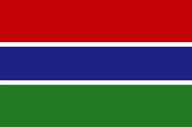 Aufkleber Gambia 